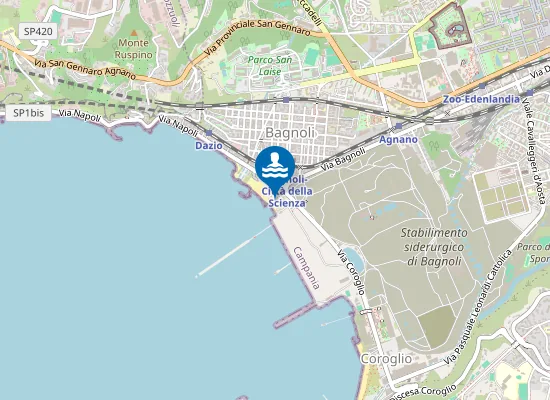 Map of Arenile di Bagnoli