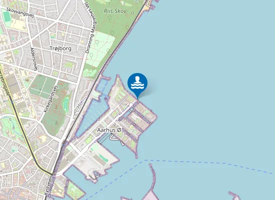 Map of Aarhus Ø, Open Water