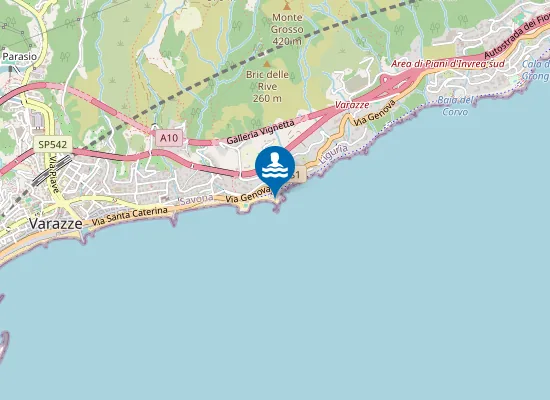 Map of Bagni Villagio del Sole