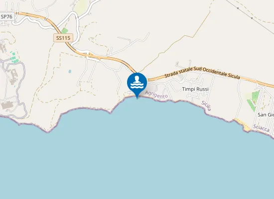 Map of Spiaggia Lumia