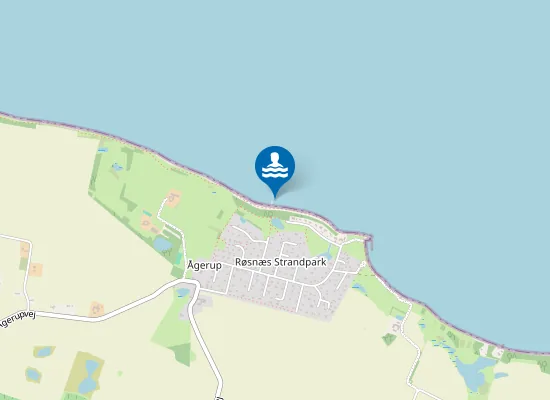 Map of Ågerup Strandpark