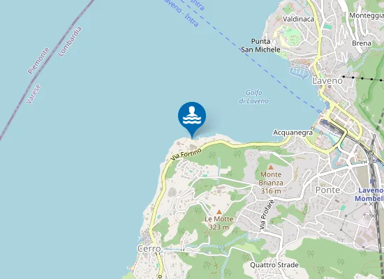 Map of Spiaggia Fortino