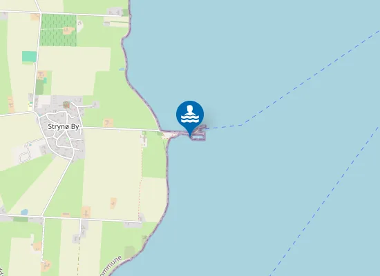 Map of STRYNØ HAVN