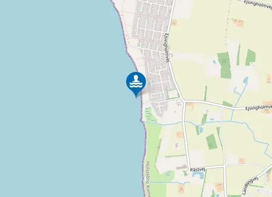 Map of EJSINGHOLM BADESTRAND