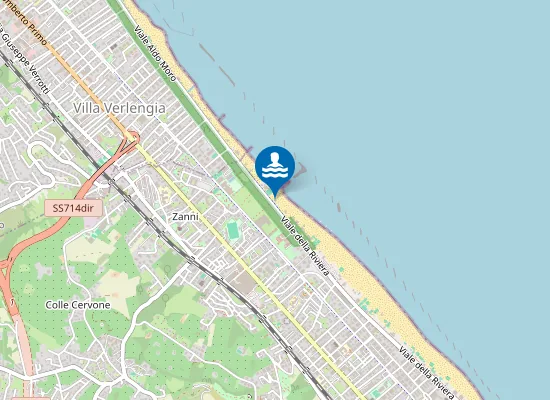 Map of Pepito Beach