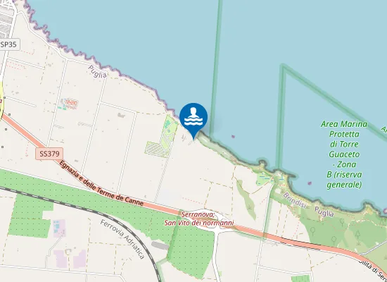 Map of PortoGuaceto Agribeach