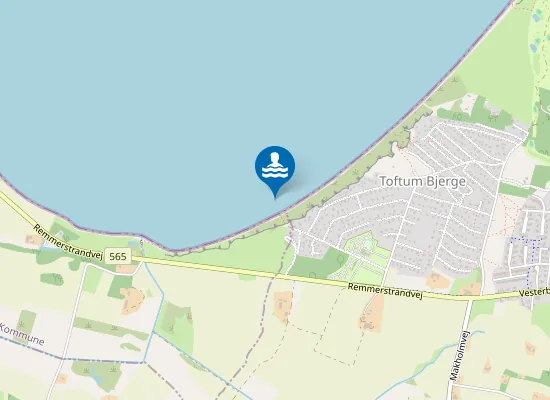 Map of TOFTUM BJERGE JEPPES LED