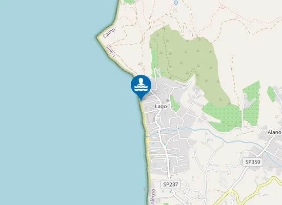Map of Lido Tirreno