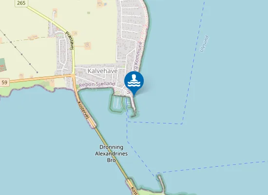 Map of KALVEHAVE STRAND