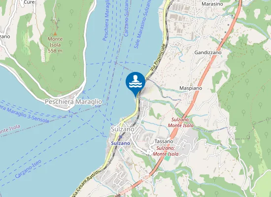 Map of Spiaggia Carini