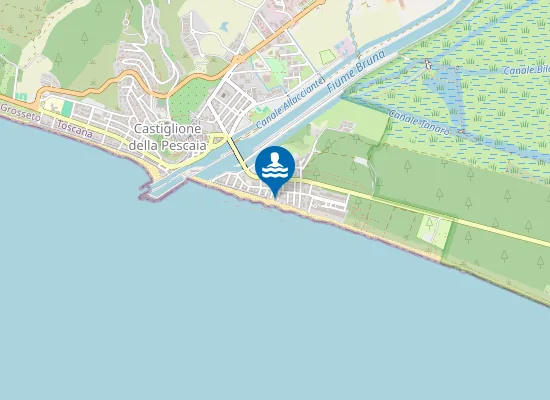 Map of Bagno Delfino