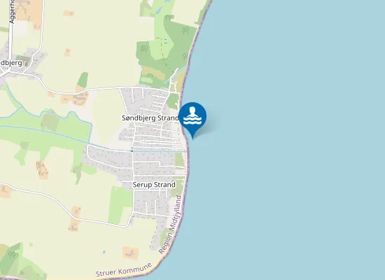 Map of SØNDBJERG STRAND NORD