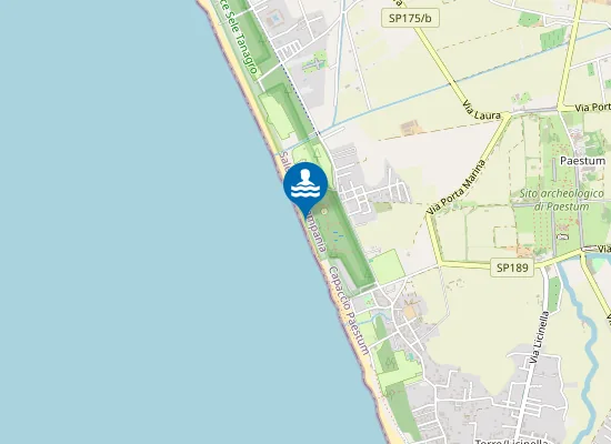 Map of Spiaggia Ponte di ferro