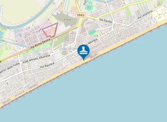 Map of Spiaggia libera