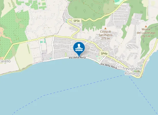 Map of Casina Beach
