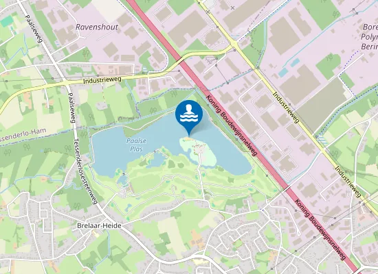 Map of Beringen Paalse Plas