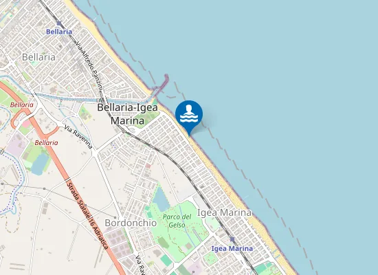 Map of La Grande Spiaggia 61-62-63-64