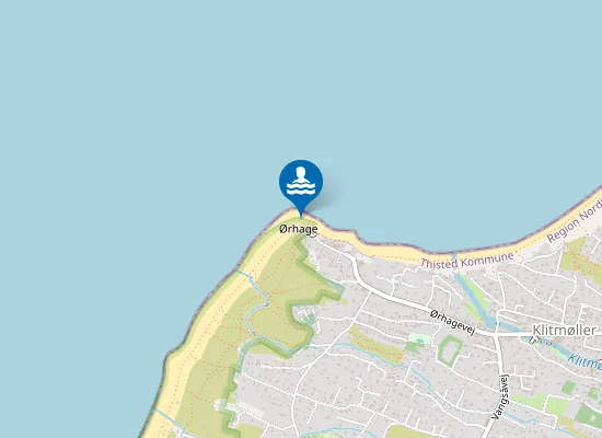 Map of KLITMØLLER