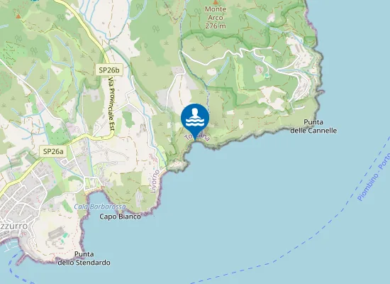 Map of Spiaggia di Terranera