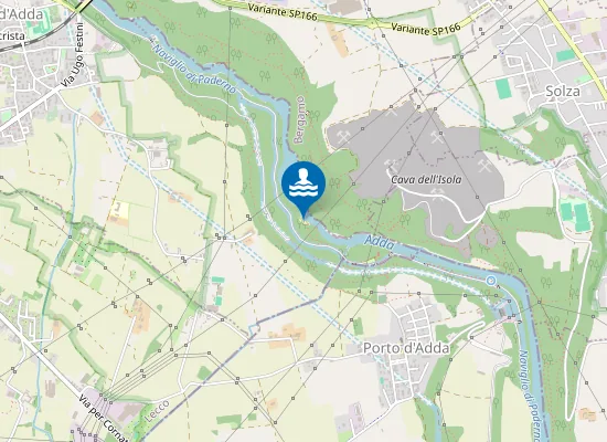 Map of Spiaggia di Catino D'adda