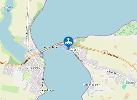 Map of Vildsund Øst