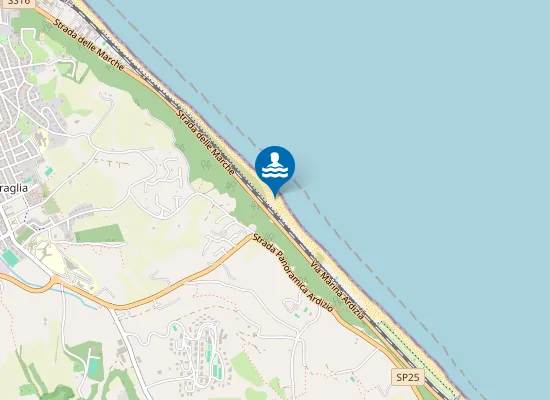 Map of Bagni Chalet a mare