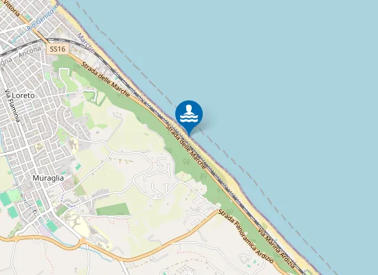 Map of Spiaggia libera