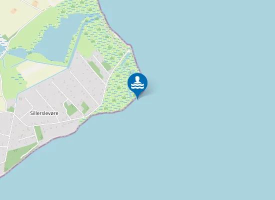 Map of SILLERSLEV SOMMERHUSOMRÅDE