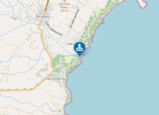 Map of Spiaggia Marzellinu