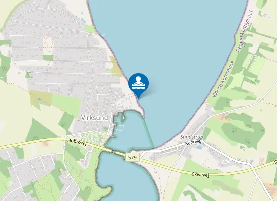 Map of Virksund
