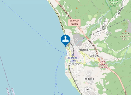 Map of Spiaggia Bagnadore
