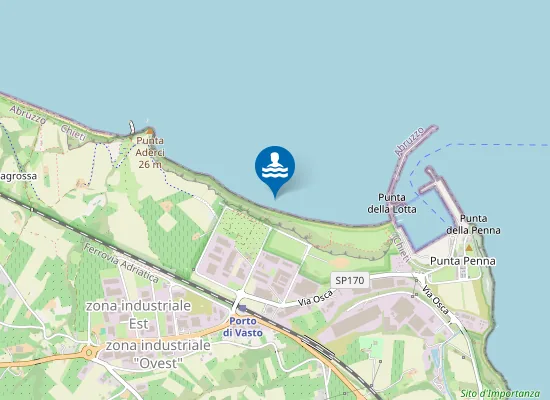 Map of Spiaggia di Punta Penna