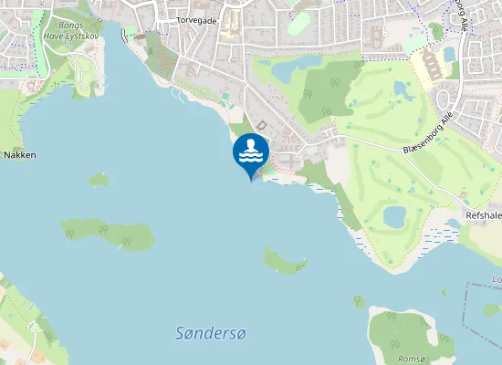 Map of MARIBO SØBADEANSTALT