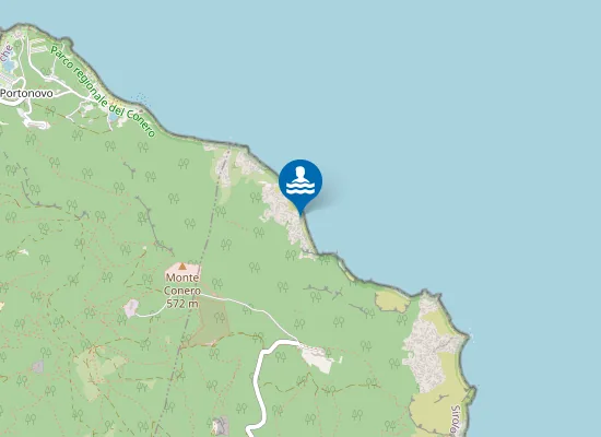 Map of Spiaggia dei Sassi Bianchi