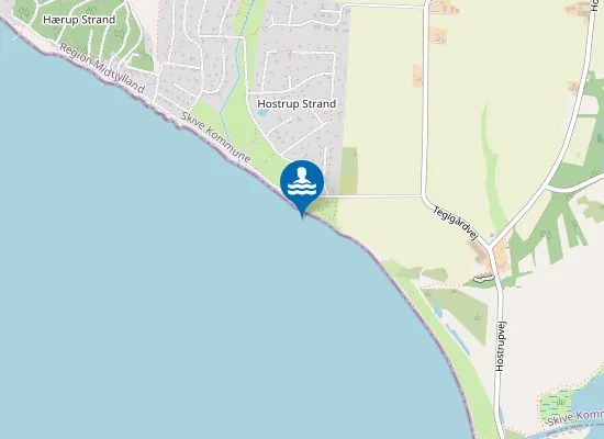 Map of HOSTRUP STRAND