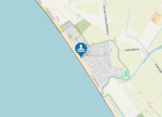Map of Lido Palidoro