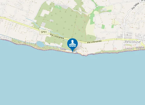 Map of Spiaggia libera