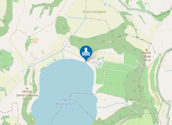 Map of Casale di Martignano