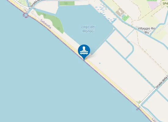 Map of Spiaggia della Bufalara