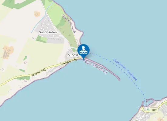 Map of SUNDSØRE STRAND