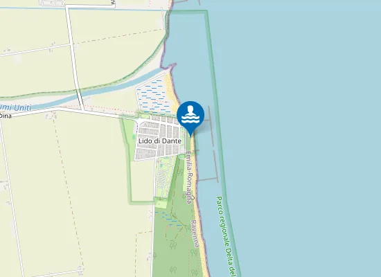 Map of Lido di Dante