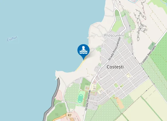 Map of Plaja Costesti