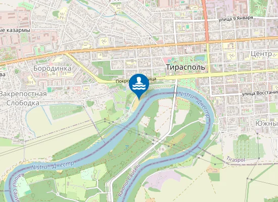 Map of Городской Пляж