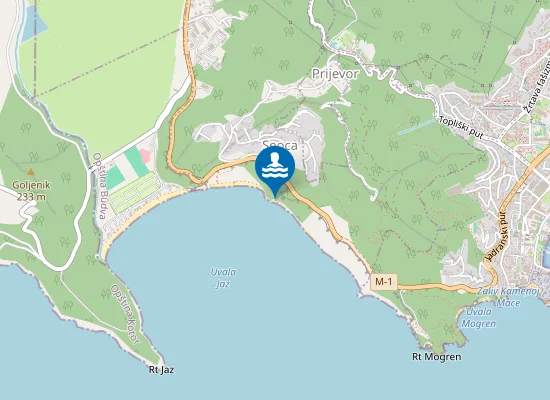 Map of Malaya Beach Club