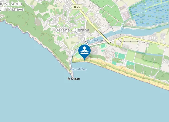 Map of Otrant Beach