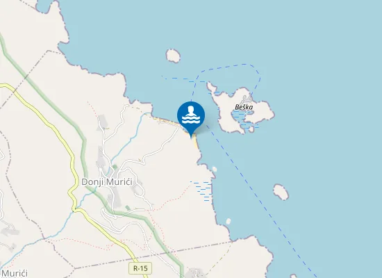Map of Plaža Murići