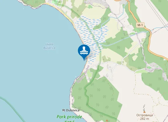 Map of Buljarica