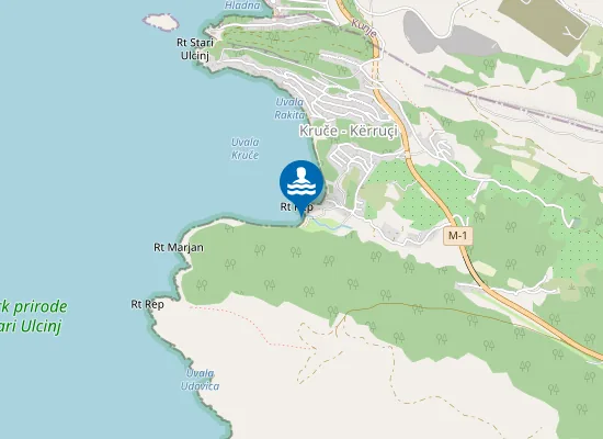 Map of Plazhi i Doçes