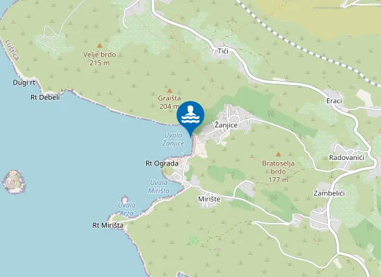 Map of Žanjice