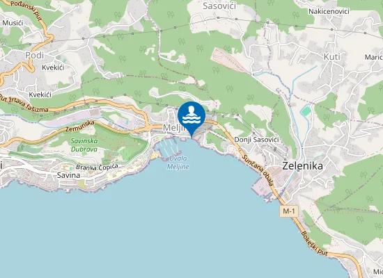 Map of Plaža Sidro